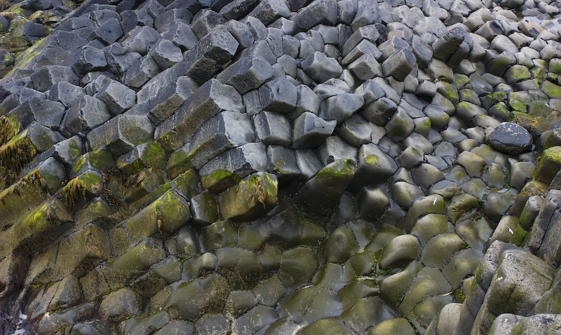 Wave Weathered Columnar Basalt